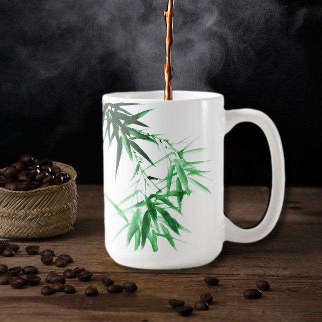 Grön bambukvist kaffemugg (Skapare uppladdad)