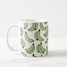 Grön Banana Cabana Lekfull Tropisk