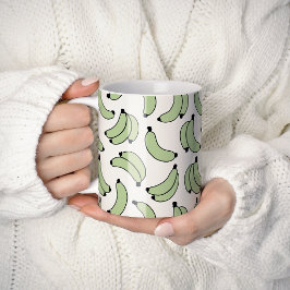 Grön Banana Cabana Lekfull Tropisk Kaffemugg