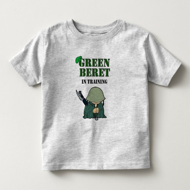 Grön basker i utbildning tee (Framsida)