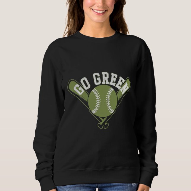 Grön baskerdesign t shirt (Framsida)