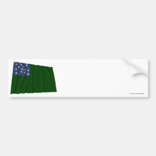 Grön bergpojkeflagga bildekal
