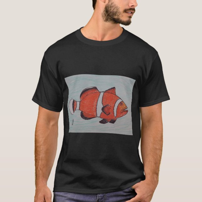 Grön Betta-linje T Shirt (Framsida)