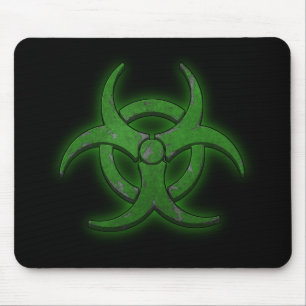 Grön Biohazard Musmatta