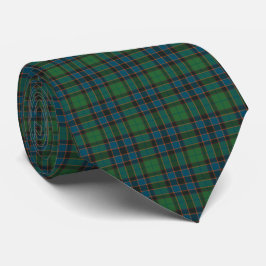 Grön Blå Orange Rutig Tartan Halsduk Slips