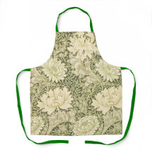 Grön blomsterrik William Morris-design