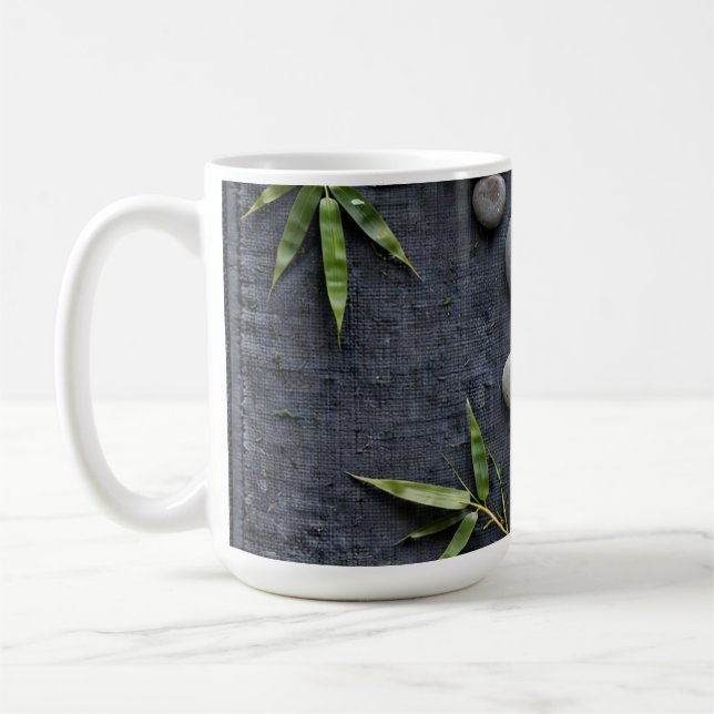 Grön botanisk konst mugg (Vänster)