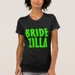 Grön Bridezilla t för neon skjorta för att bruden Tee<br><div class="desc">Gullig neongröntBridezilla t skjorta för att bruden ska vara. Rolig utslagsplats för gifta sig,  möhippa- eller bacheloretteparty. Giftermålhumor.</div>