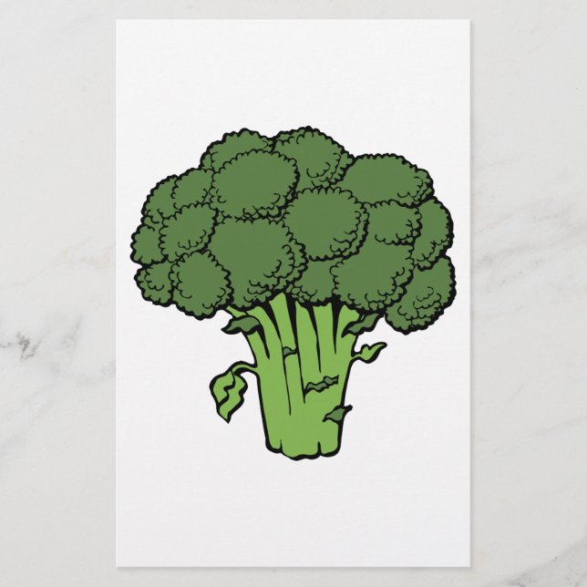 Grön broccoli flygblad (Framsidan)