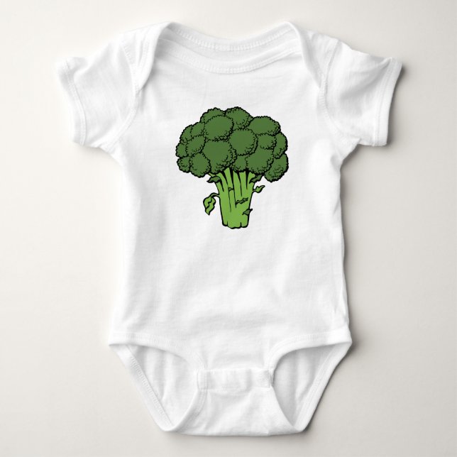 Grön broccoli t shirt (Framsida)