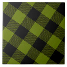 Grön Buffalo-rutig trädgård