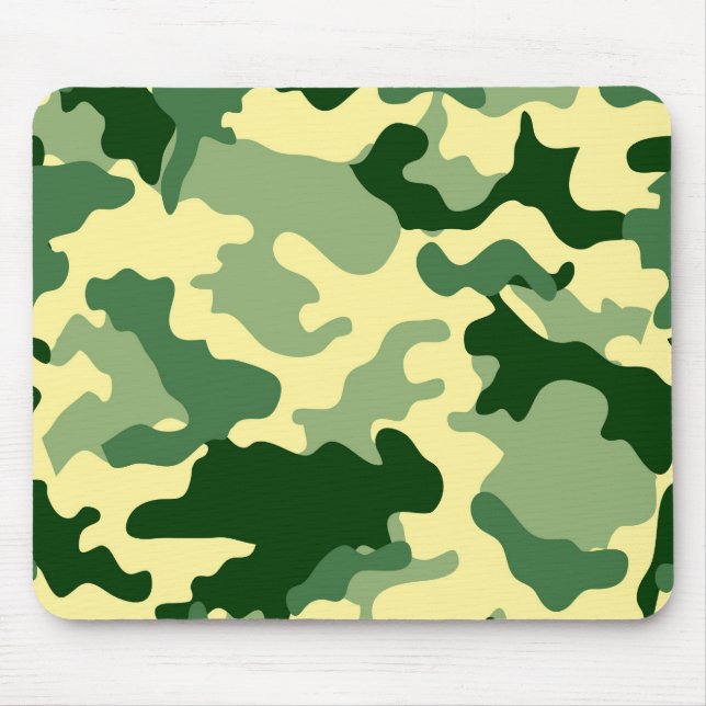 Grön Camo Musmattor (Framsidan)