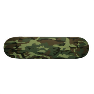 grön camo skateboard bräda 20 cm