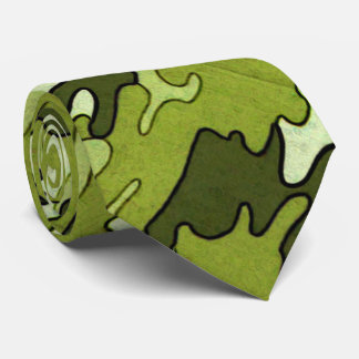Grön Camo Tie Slips