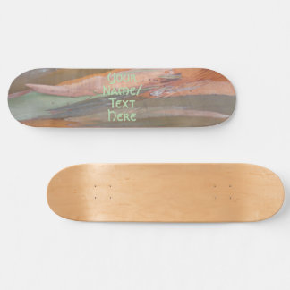 Grön Camo Träd Bark 2 Skateboard