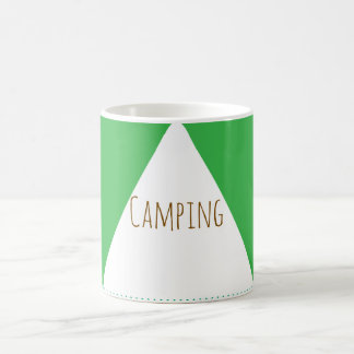 Grön campingmugg kaffemugg