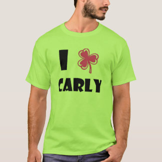 Grön Carly klöverskjorta Tee Shirt