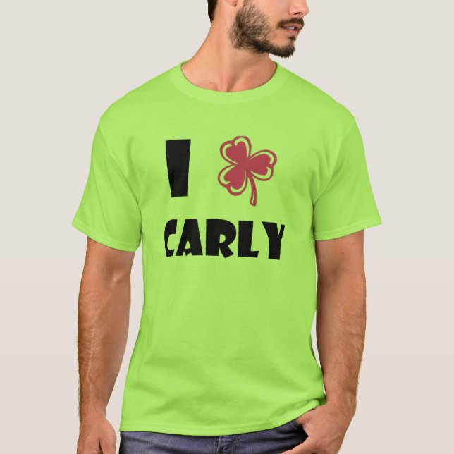 Grön Carly klöverskjorta Tröja (Framsida)
