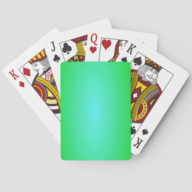 Grön Casinokort (Baksidan)