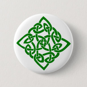 Grön Celtic fnurra Knapp