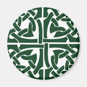 Grön Celtic Knotwork för murgröna Magnet