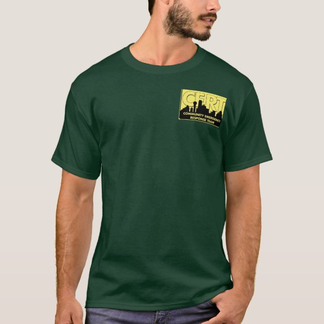 Grön CERT T-Shirt (Framsida)