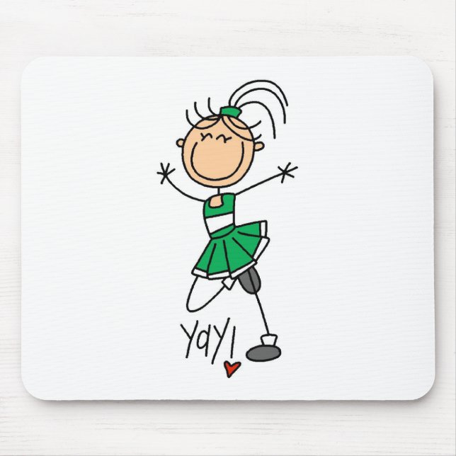 Grön Cheerleader Musmatta (Framsidan)