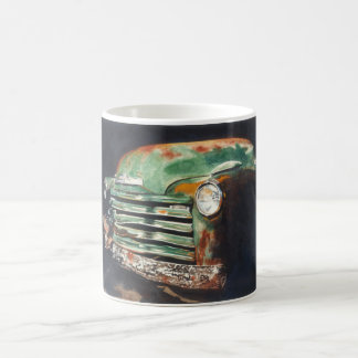 Grön Chevy lastbil Kaffemugg
