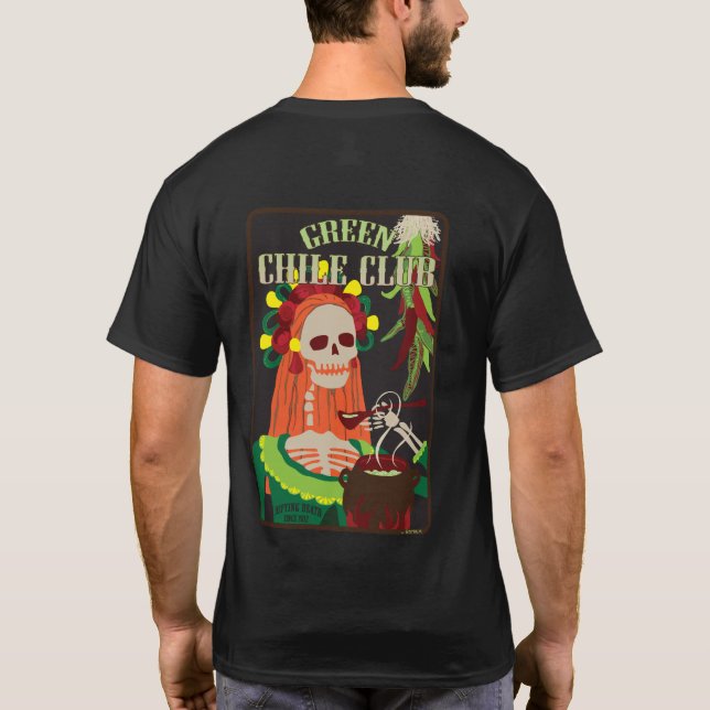 grön chileklubb tee (Baksida)