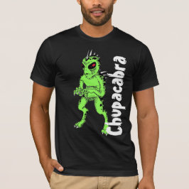 Grön Chupacabra med den röda Tröja
