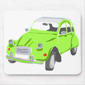 Grön Citroen 2 CV Mousemat Musmatta