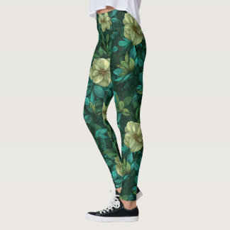 Grön CrossFit Gardenias Accent Holiday Presentupps Leggings