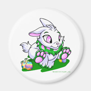 Grön Cybunny tävla till och med neggs Magnet