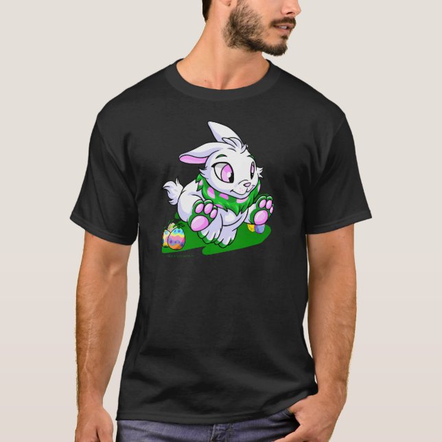 Grön Cybunny tävla till och med neggs T-shirt (Framsida)