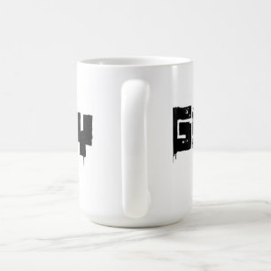 Grön daglogotypmugg kaffemugg