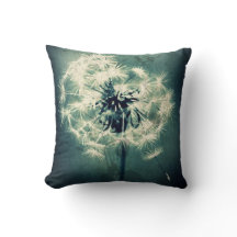 Grön daisydekorativ kudde för smaragd