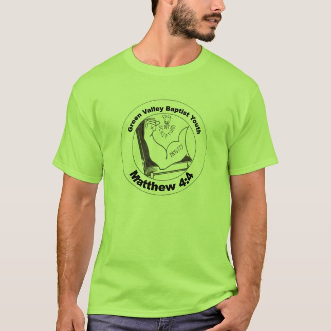 Grön dalungdom t-shirt (Framsida)
