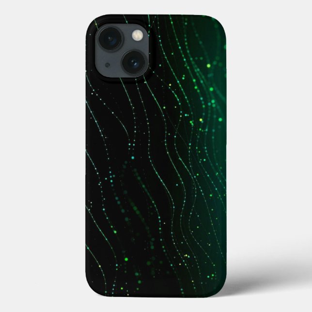 Grön design Case-Mate iPhone-fodral (Baksida)