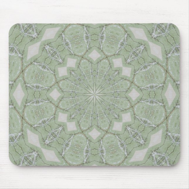 Grön design Mousepad Musmatta (Framsidan)