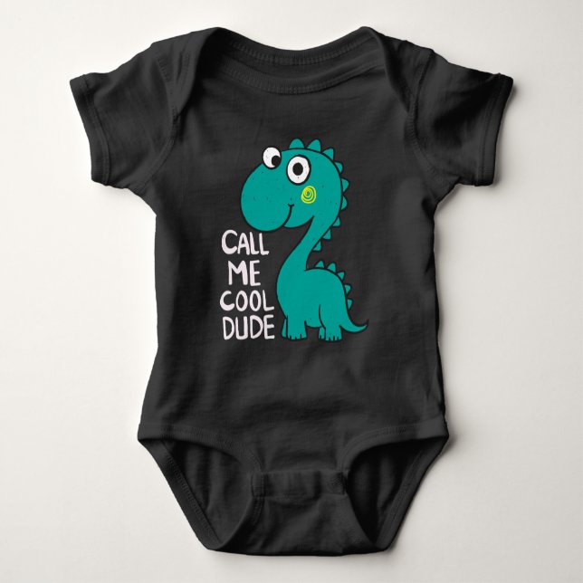 Grön dino t shirt (Framsida)