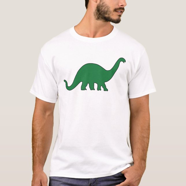 Grön Dino T Shirt (Framsida)