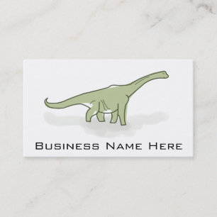 Grön Dinosaur, Digital illustration Visitkort