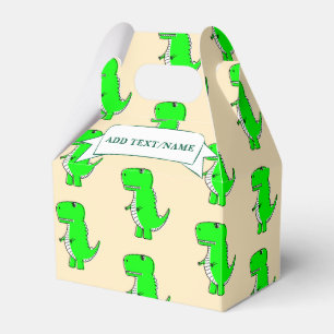 Grön dinosaur ritning Anpassad Presentaskar