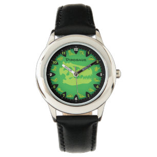 Grön Dinosaurklocka för monster Armbandsur
