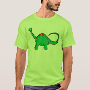 Grön Diplodocus T-shirt