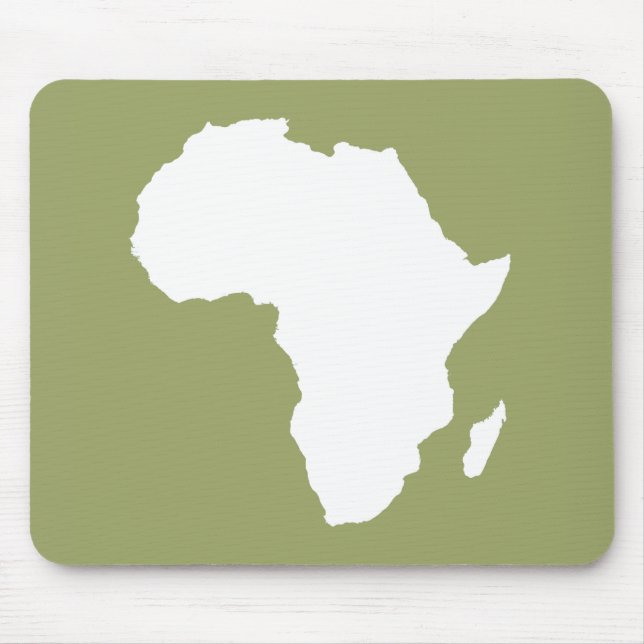 Grön djärv Afrika Musmatta (Framsidan)