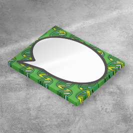 Grön DNA-språkbubbla medicinsk vetenskap Post-it Block