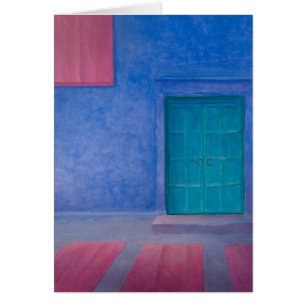 Grön dörr Jodhpur 2010 Hälsningskort