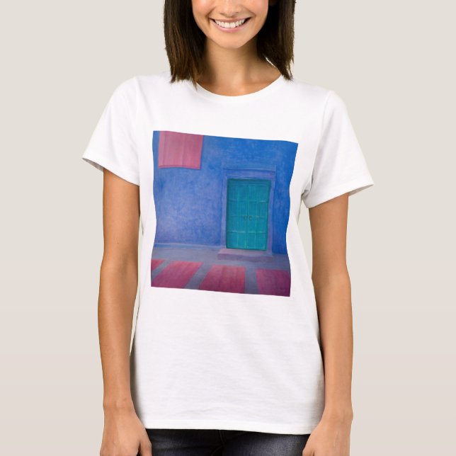 Grön dörr Jodhpur 2010 T-shirt (Framsida)