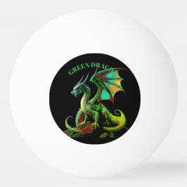 GRÖN DRAGON PINGISBOLL